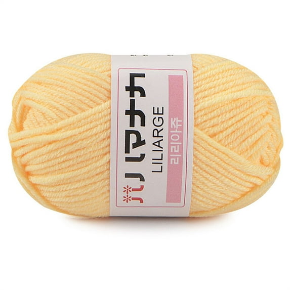 FNGZ Crochet Yarn,Medium Weight Yarn,1Pc Chunky Colorful Hand Knitting Milk Cotton Knitting Crochet Blended Cotton,Cotton Yarn