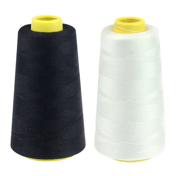 FNGZ Crochet Yarn,Medium Weight Yarn,Household Color Polyester Sewing Thread Pagoda Thread 2Pc 2300 Yards,Cotton Yarn