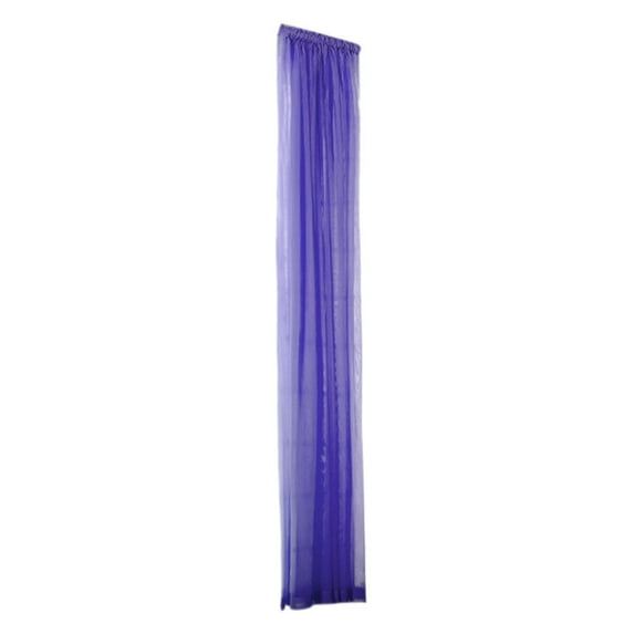 FNGZ Curtain Clearance 1 PCS Pure Color Tulle Door Window Curtain Drape Panel Sheer Scarf Valances Purple