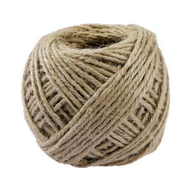 FNGZ Diy Knitting Clearance 40M Natural Brown Jute Hemp Rope Twine String Cord Shank Craft String DIY Making Brown