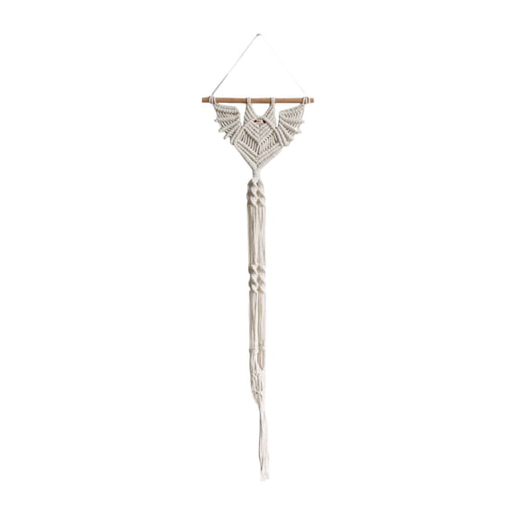 FNGZ Hangs Clearance 2024 Gothic Bat Wall Hanging and Hanging Stand Hand Woven Tapestry Cotton Rope Net Bag Potted Hanging Basket Animal Wall Decoration