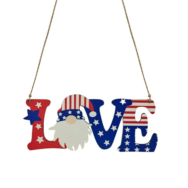 FNGZ Hangs Clearance on July 4 to Hang Wooden Tags American