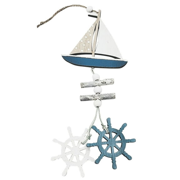 FNGZ Hangs Clearance Wooden Wood Theme Ornament Nautical Hanging Decorations Wall Antique Decor Ocean Hangs