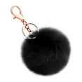 thumbnail image 1 of FNGZ Home Decoration, Ball Key Chain Bag Plush Car Key Ring Automobile Metal Key Pendant Household Pendant, 1Pc Pendant, 1 of 2