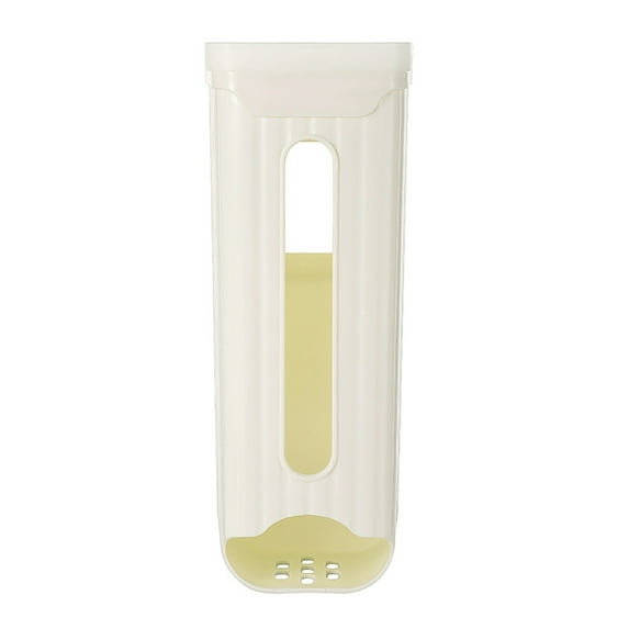 FNGZ Home Textile Storage Clearance Trash Bag Dispenser Wall Mounted Grocery Garbage Bag Holder Plastic Bag Storage Box Garbage Bag Container Trash Bag Storage Box White