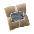 thumbnail image 1 of FNGZ Household Cleaning Cloth Clearance, 36 X 80 Cm Soft Large Towel Face Towel - Ideal for Everyday Use—Polyester Coral Fleece Towel 36X80Cm Beige, 1 of 9
