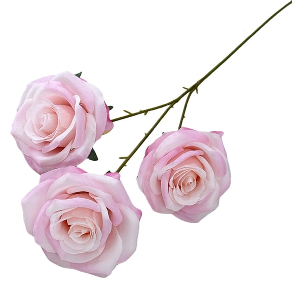 FNGZ Household Imitation, 1Pc Artificial Rose 18” Real Flowers High Simulation Wedding Anniversary For Elegant Home Decor Classic Red