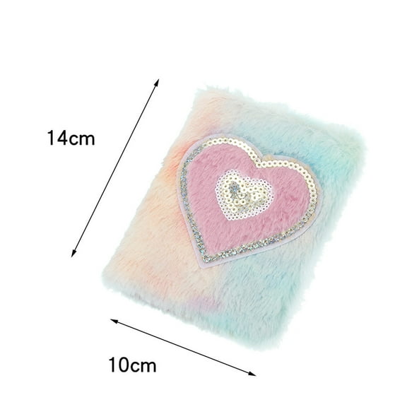 FNGZ Ins Book Clearance Plush Cartoon Cute Diary Book Notebook Notepad Paper High Quality Pink