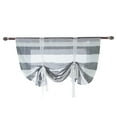 thumbnail image 1 of FNGZ Light Filtering Curtains,Living Room Curtains,Beauty Roman Curtain Short Sheer Tie Up Window Balloon Shade Sheer Voile,Sheer Curtains, 1 of 9