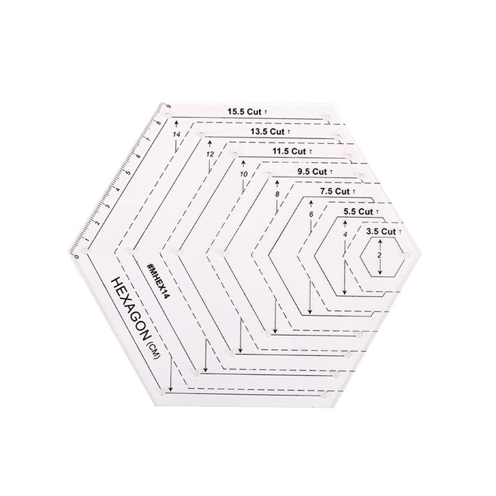 FNGZ Lignment Ruler Clearance Quilting Templates Sewing Machine ...
