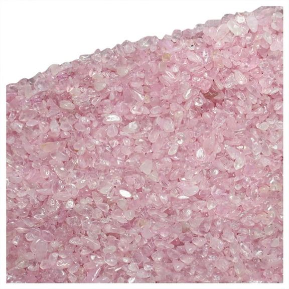 FNGZ Ores Clearance Irregular Shaped Gravels Pebbles Healing Stones, DIY Polished Rocks Pink