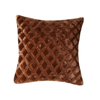 FNGZ Pillow Case Clearance Plush Cushion Cover Sofa Lumbar Pillow Cover Home Decoration Solid Colorful