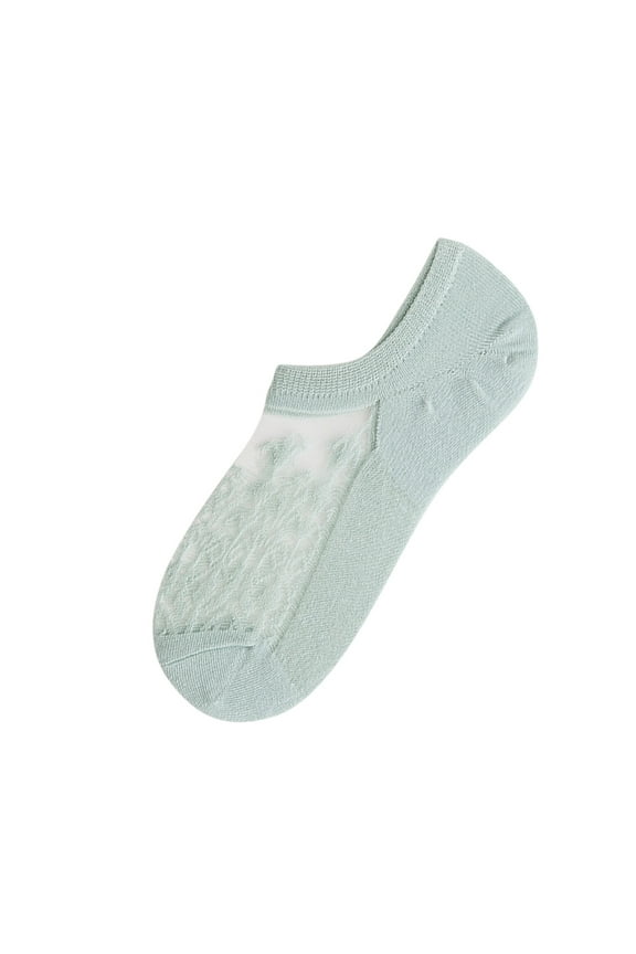 Polyester Boat Socks | 1 Pair of Socks | Womens Socks Summer Invisible Breathable Shallow Mouth Invisible Socks