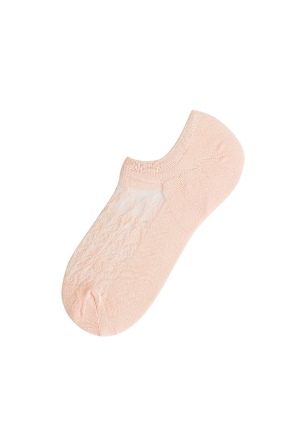 Polyester Boat Socks | 1 Pair of Socks | Womens Socks Summer Invisible Breathable Shallow Mouth Invisible Socks