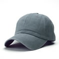 thumbnail image 1 of FNGZ Polyester Duck Tongue Cap | 1 Pc Hat | Unisex Children Casual Solid Baseball Hat Adjustable Washed Baseball Cap, 1 of 6