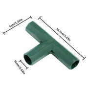 FNGZ Protective Cover Clearance 5Pcs Plastic Garden Plant Awning Joints Connector Frame Greenhouse Bracket Parts