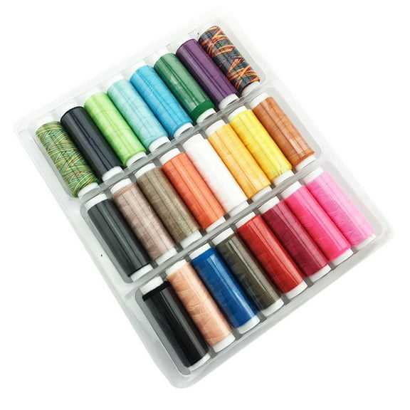 FNGZ Sewing Thred Clearance Yards a Household Roll 150 Thread Color Sewing Quality Set 24 Hand Stitching ArtsCrafts & Sewing