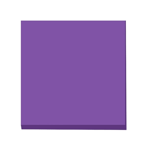 FNGZ Sticky Note Sticky Notes Clearance 3*3 Feet Tearable and Super Sticky Notes, Bright Colors 100 Sheets Purple