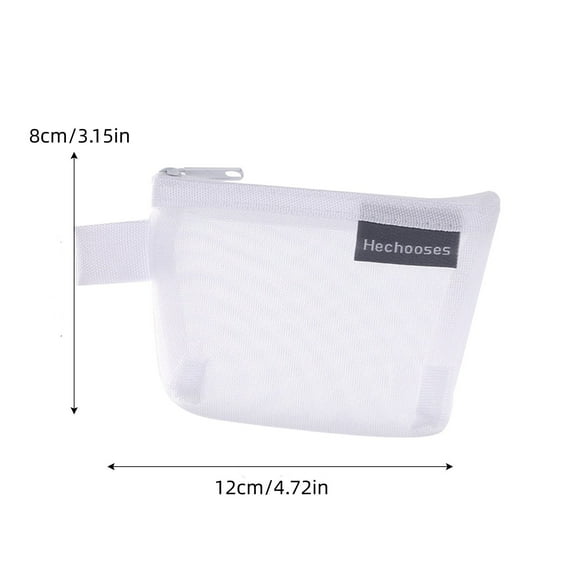 FNGZ Storage Bin,Storage Containers,Portable Mesh Storage Bag Mesh Zipper Pouch Mini Mesh Pouch Purse Multi Purpose Small Storage Bag for Home Office Travel Accessories Organizer,Storage Basket