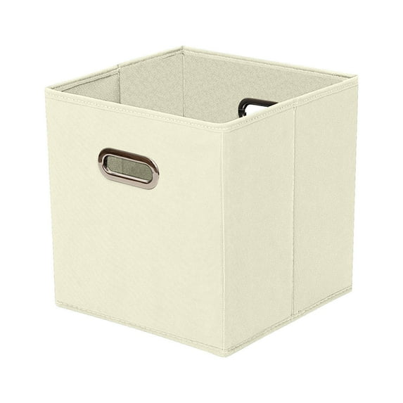 FNGZ Storage Bin,Storage Containers,Storage Foldable Cube Organizer Fabric Drawer Set of Beige,Storage Basket