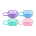 thumbnail image 1 of FNGZ Storage Containers 4 Pcs Baby Pacifier Box, Pacifier Pacifier Storage Portable Pacifier Box Storage Case Box Container With Non-Slip Handle for Home Travel Multicolor, 1 of 9