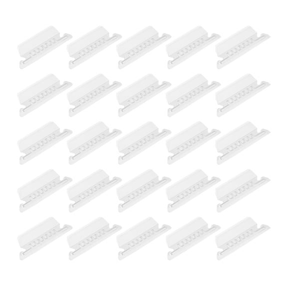 FNGZ Tools Series, Unv43313 1/3 Cut Tab 3.5 in Plastic Hanging File Folder Index Tabs Clear (25/Pack) Office Cabinet, 25× Index Label Sheets