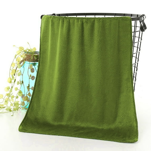 FNGZ Towel Bath Towel Clearance 1PC Bathing Towel Shower Absorbent Superfine Fiber Soft Comfortable Bath Towel Green