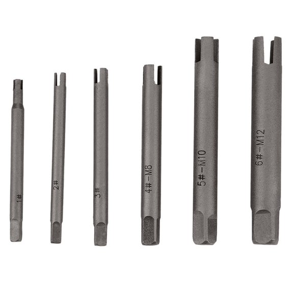 FNGZ Tp Extrctor Clearance High Quality Steel Broken Head Taps Remover Stripped Screw Tap Extractor Set