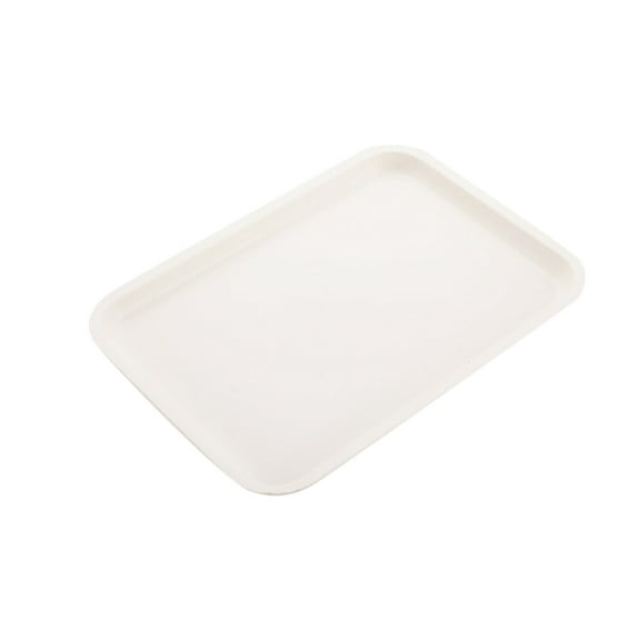 FNGZ Tray Clearance Tray Scratch-Resis Plastic Food Trays Rectangular-Slip Serving Serving Tray Kitchen Dining & Bar White