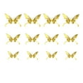 thumbnail image 1 of FNGZ Wall Stickers Clearance 3D Hollow Butterfly Decal Removable Art Wall Sticker Mural Room Decor 12PCS/Set Gold, 1 of 7
