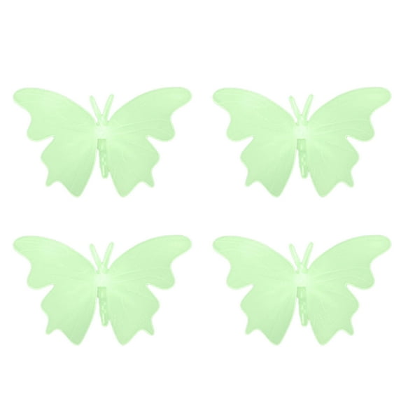 FNGZ Wall Stickers Clearance Luminous Butterfly Patch Fluorescent Children's Student Bedroom Wall Decoration Luminous Luminous Butterfly Wall Sticker Green