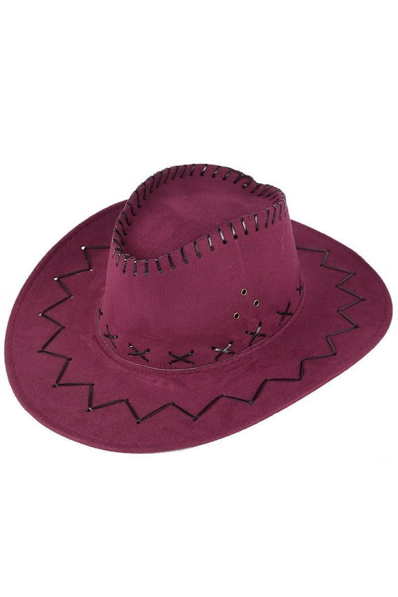 Western Express Natural Straw Cowboy Hat | Men and Women - Cattleman Style | Unisex Adult West Cowboy Hat Mongolian Hat Grassland Sunshade Cap