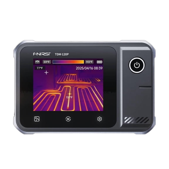 FNIRSI 2-in-1 Touchscreen Thermal Imager Multimeter, 120x90 IR Resolution, 2.8" LCD Screen, -4 F to 752 F Temperature Range for Electrical HVAC Inspection
