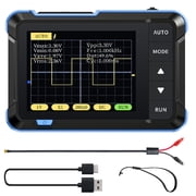 FNIRSI-DSO152 Handheld Oscilloscope 2.8 Inch Digital Portable Oscilloscope 2.5MS/s Sampling Rate 200KHz Bandwidth for Repair and Teaching, Blue