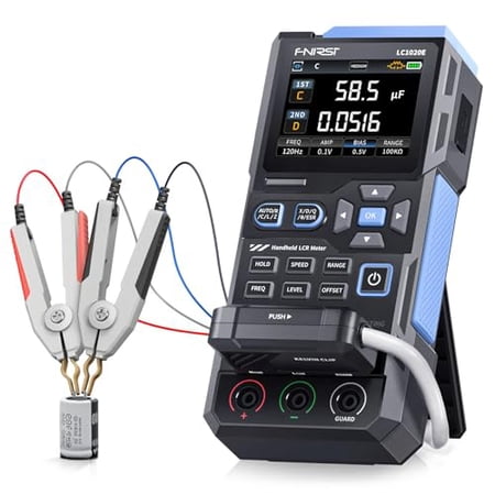 FNIRSI LC1020E High Precision Digital Bridge LCR ESR Tester Resistance Capacitance Inductance Electronic Component Measurement$$Electrical