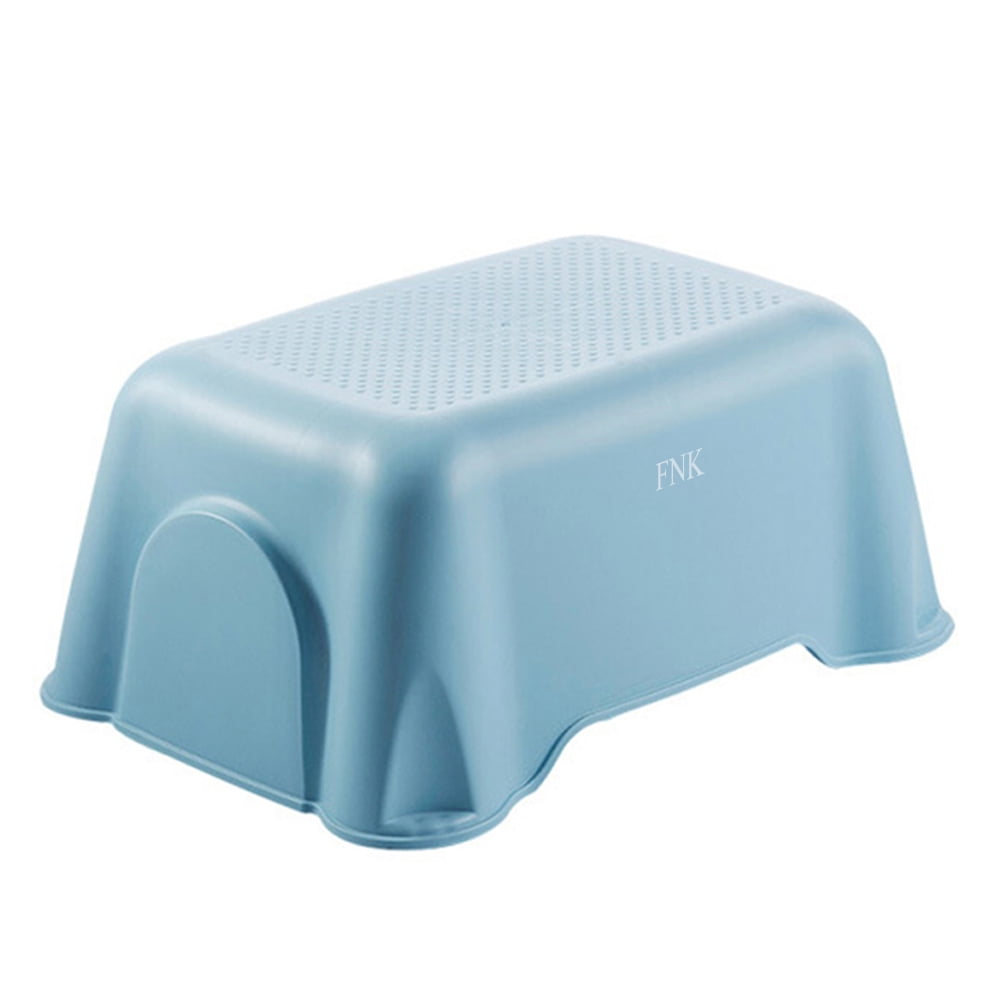 FNK  Foot stool, Step Stool for Adults, Heavy Duty, Anti-Slip, Ideal for Outdoor, Kitchen, Bathroom, Bedroom, Plastic