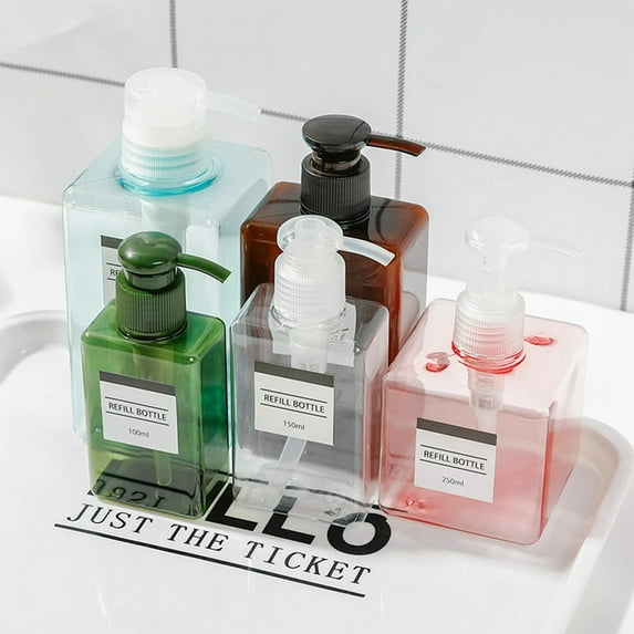 FNNMNNR 100/150/250/280/450ml Empty Shampoo Lotion Shower Gel Pump Bottle Dispenser