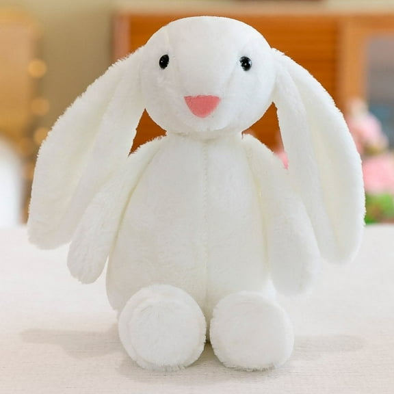 FNNMNNR 12in Plush Toy  Cartoon Rabbit Fluffy Toy Simulation Doll Stuffed Toys for Kids Gift