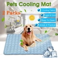 thumbnail image 1 of FNNMNNR 2Packs Pet Mat Cool Summer Dog Cat Blanket Breathable Sofa XS/S/M/L/XL/2XL, 1 of 8