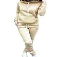 thumbnail image 1 of FNNMNNR 2Pcs Women‘s Jogger Casual Tracksuit Hoodie Sweatshirt + Pants Sets Sportswear, 1 of 6