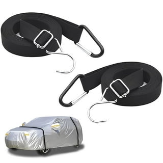 LuckyStraps Car Cover Gust Straps with Heavy Duty Clips Car Cover Win