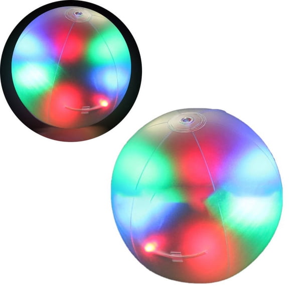 FNNMNNR 47Inch LED Light-up Water Floating Row Waterproof Colorful Light Floating Bed Pool Sofa Leisure Swim Ring