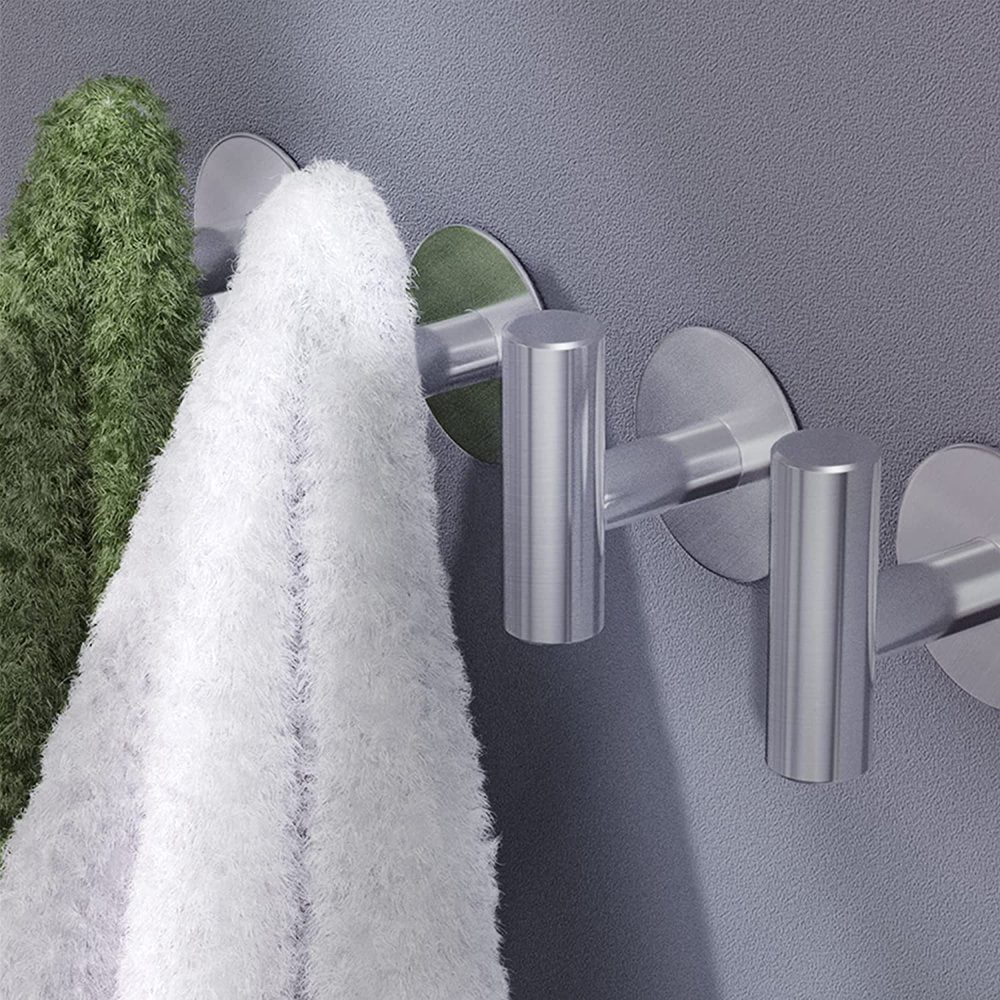 FNNMNNR Adhesive Towel Wall Hooks Heavy Duty Wall Hooks for Hanging