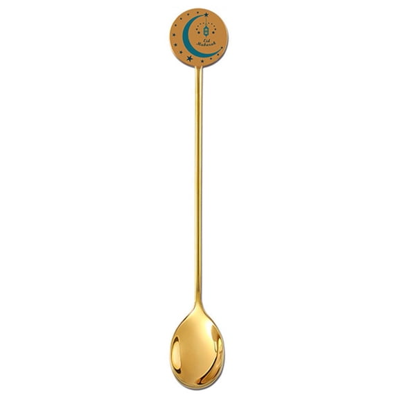 FNNMNNR Dessert Scoop Stir Ice Easy to Clean Durable Stainless Steel Mixing Spoon