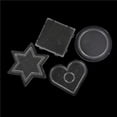 thumbnail image 1 of FNNMNNR Fashion 4pcs/lot Square Round Star Heart Perler Hama Beads Peg Board Pegboard for 2.6mm, 1 of 6