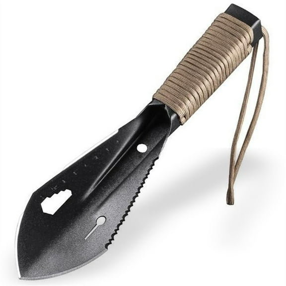 FNNMNNR Hiking Hunting Trowel Gardening Spade Garden Scoop Outdoor Survival Multitool Campers Equipment Adults Fishing Gear Supplies