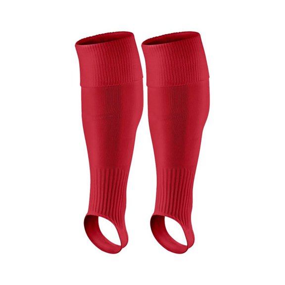 FNNMNNR Mens Sportswear Stirrup Socks Breathable Soft Knee High Football Stirrup Socks Non-Slip Training Socks White