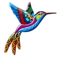 thumbnail image 1 of FNNMNNR Metal Hummingbird Wall Art Decor Beautiful Vintage Sculptures Ornament for Home Patio Garden, 1 of 2