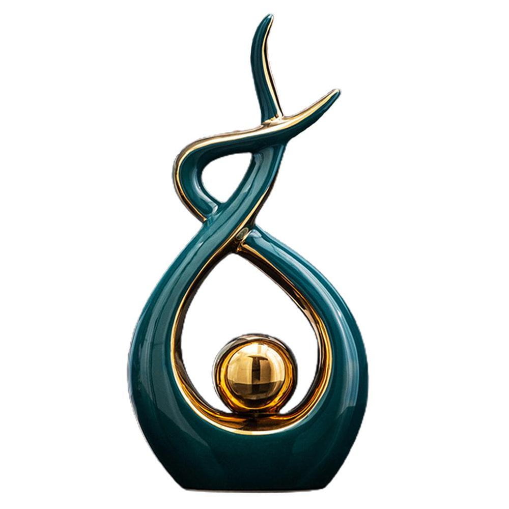 FNNMNNR Modern Abstract Art Ceramic Statue Table Decorations Home Decor ...