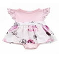 thumbnail image 1 of FNNMNNR Newborn Baby Girl Summer Romper Tutu Tulle Skirt Outfit Clothes Tops Mesh Dress, 1 of 3